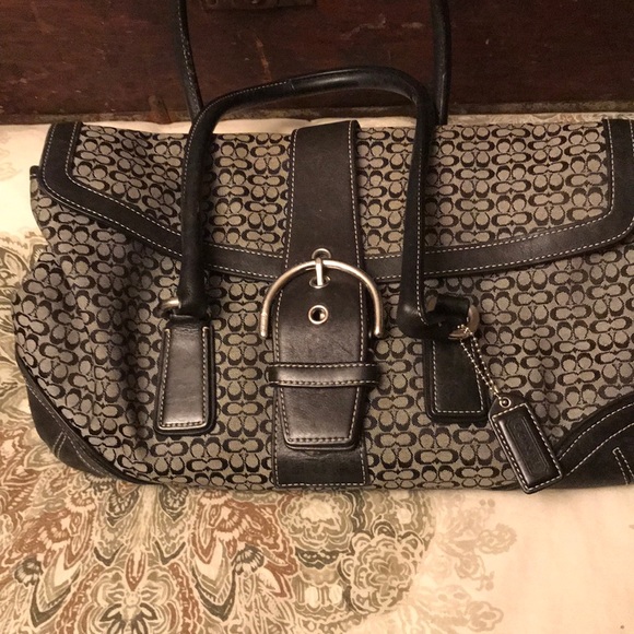 Coach Handbags - Coach purse black and gray